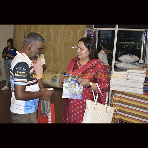 Crystolac super Titanium stall at Construct 2023 Exhibition-BMICH photo